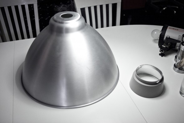 DIY Beauty Dish: Ikea lampe skærm & elinchrom reflektor