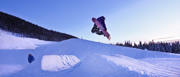 Ski, snowboard, sne, bjerge og billeder