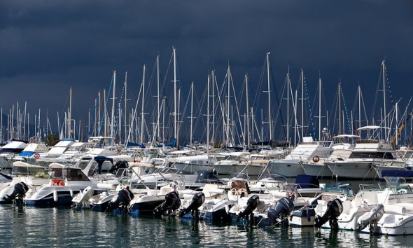 Alghero havn på Sardinien
