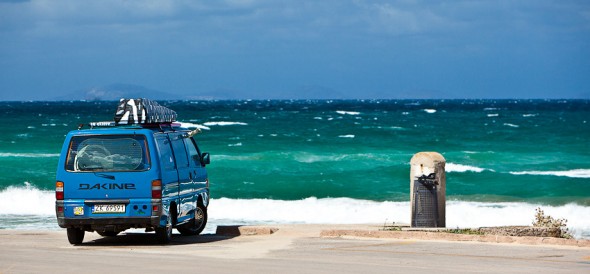 Surfer parking & lækkert vand