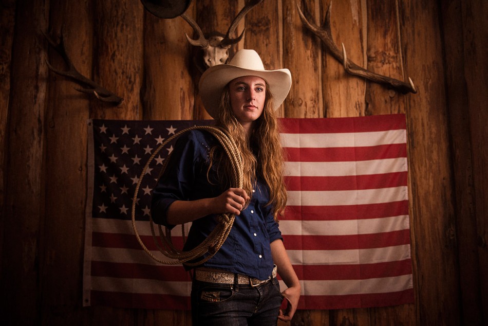 Portræt billede af Cowgirl