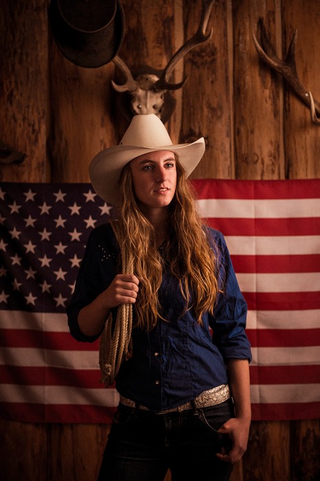 Portræt billede af Cowgirl