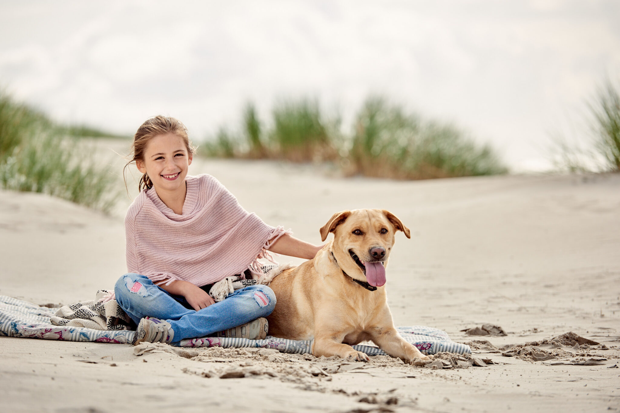 Ferie med hund i Danmark - Blåvand - Fotografering