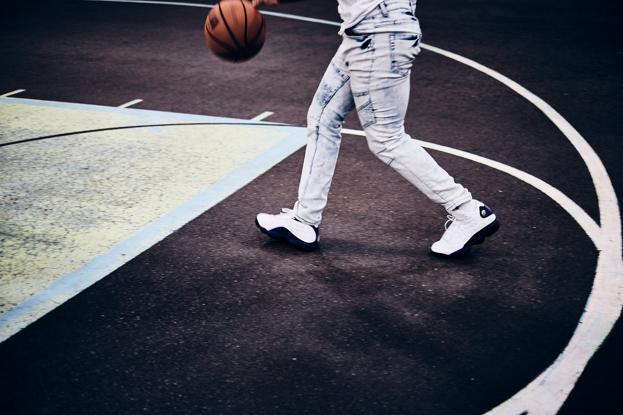 Street basketball i New York Street basketball i New York