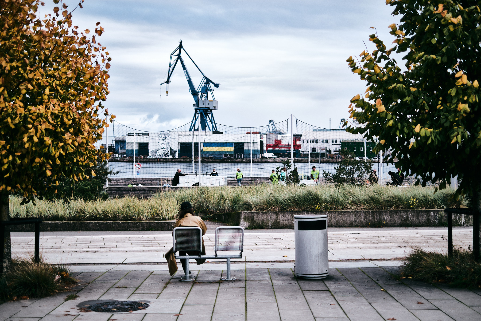 Sitting with a view and the trash - Street foto fra Aarhus