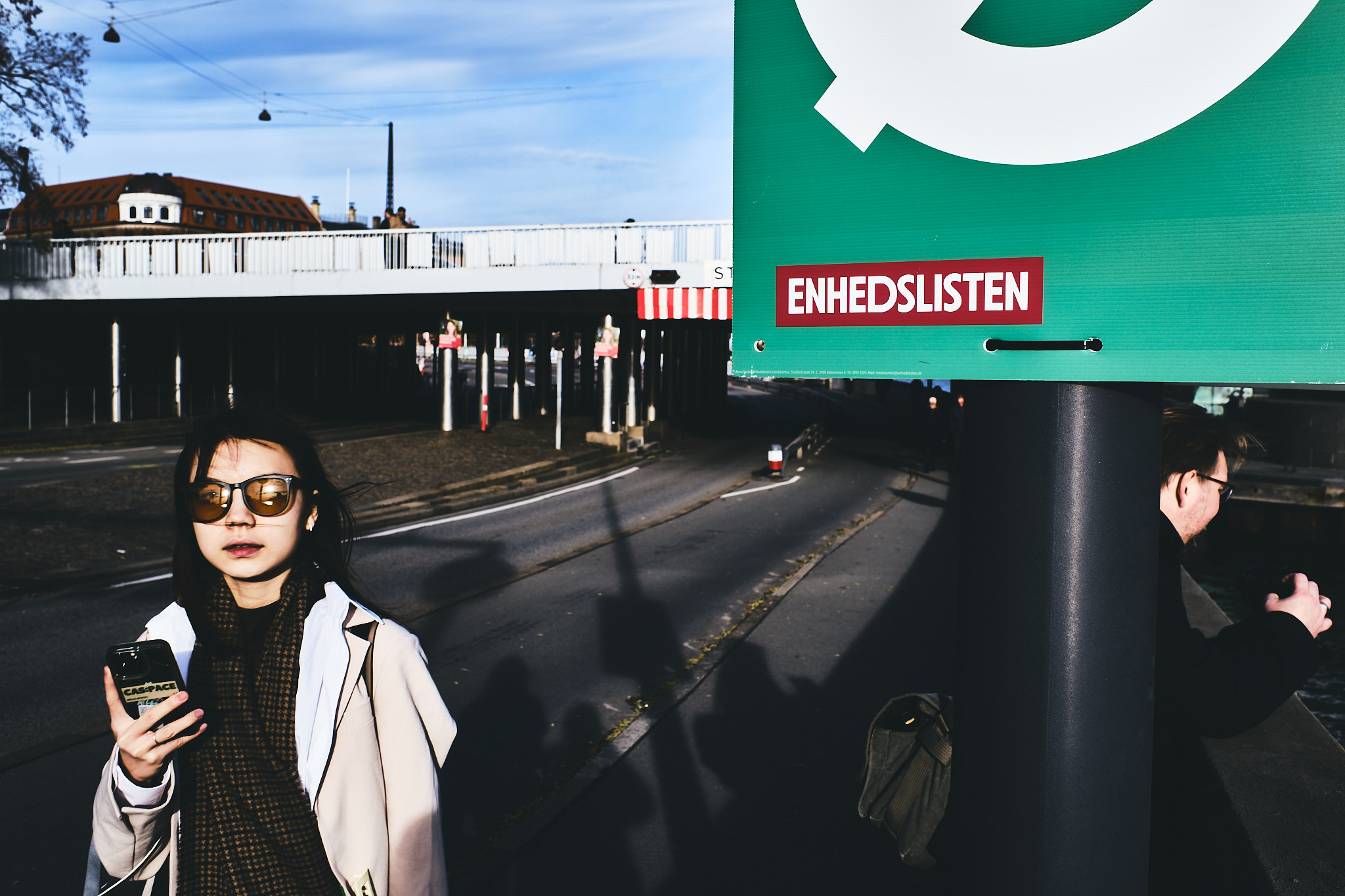 Big city life - København med valgplakat
