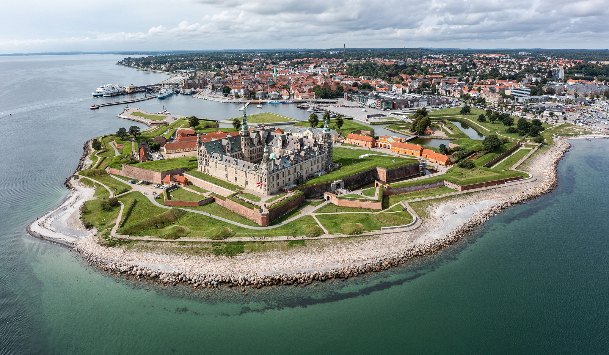 Kronborg Slot - Drone fotograf - Turisme